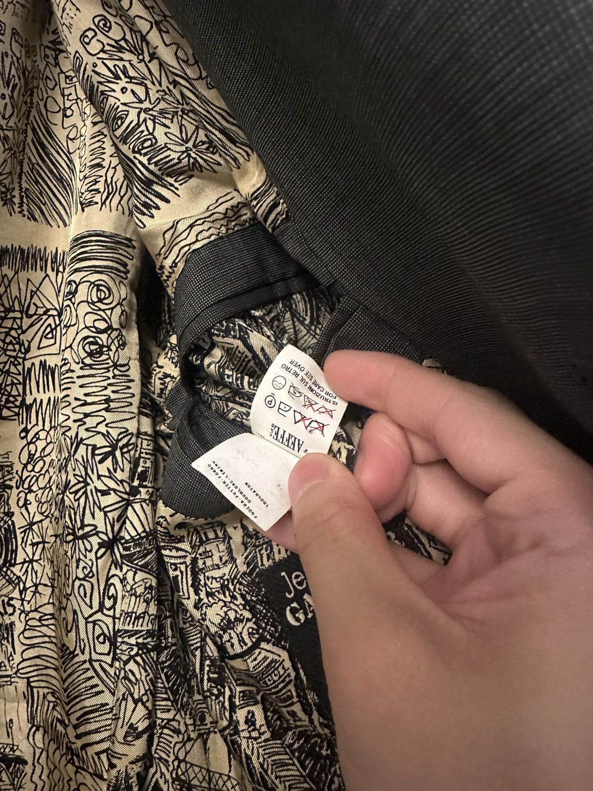 Jean Paul Gaultier JPG Homme 90’s Wool Grey Blazer Size 38R - 3 Thumbnail