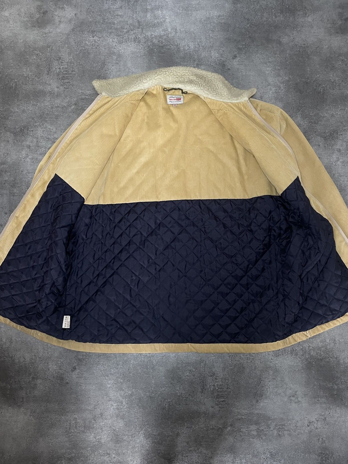 Levi's 💥RARE💥Vintage Levis 90s Corduroy Heavy Jacket Rare Hype Size US XXL / EU 58 / 5 - 2 Thumbnail