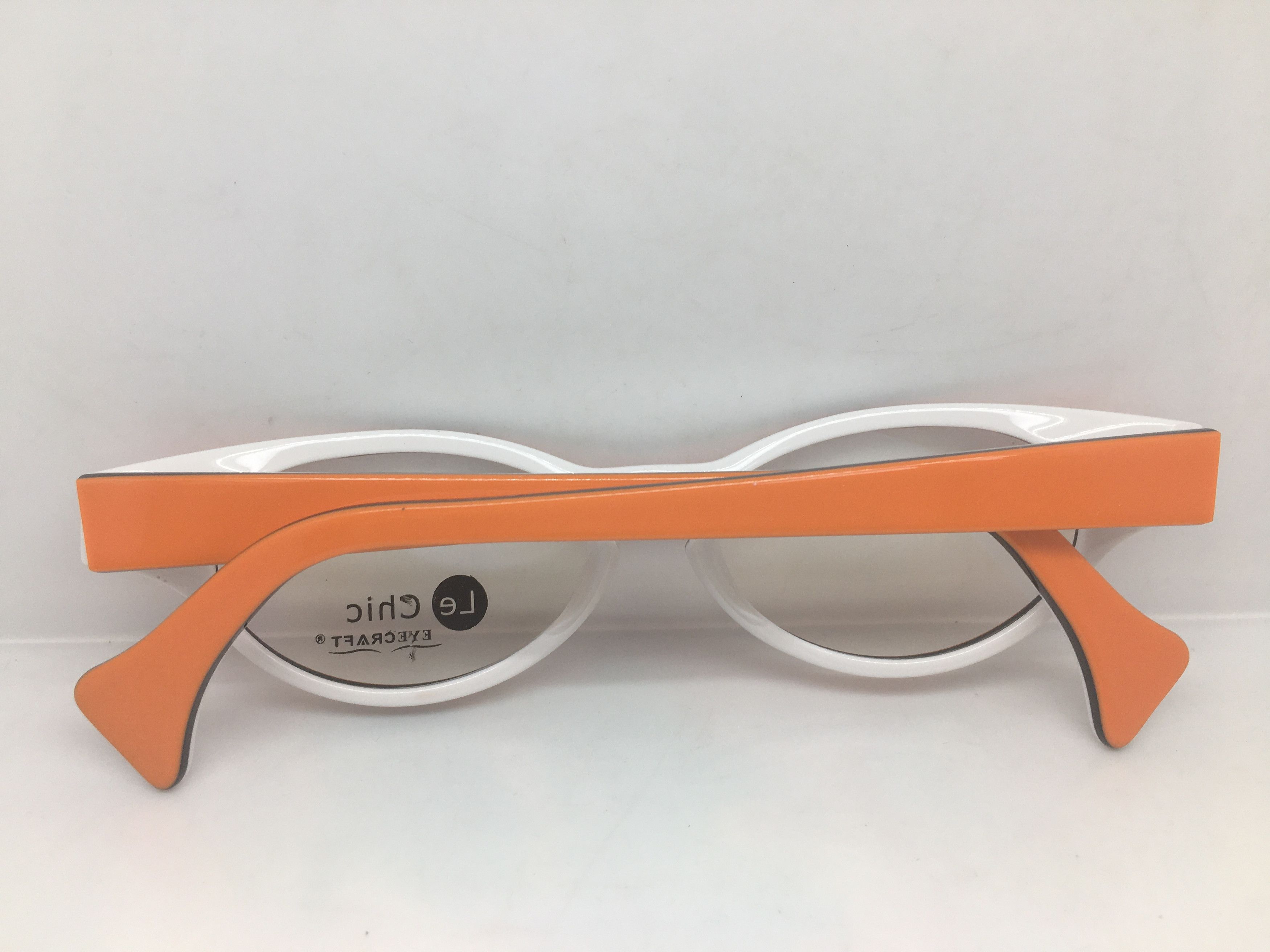 Other EYECRAFT Orange White Cateye Eyeglasses Frame Size ONE SIZE - 7 Thumbnail