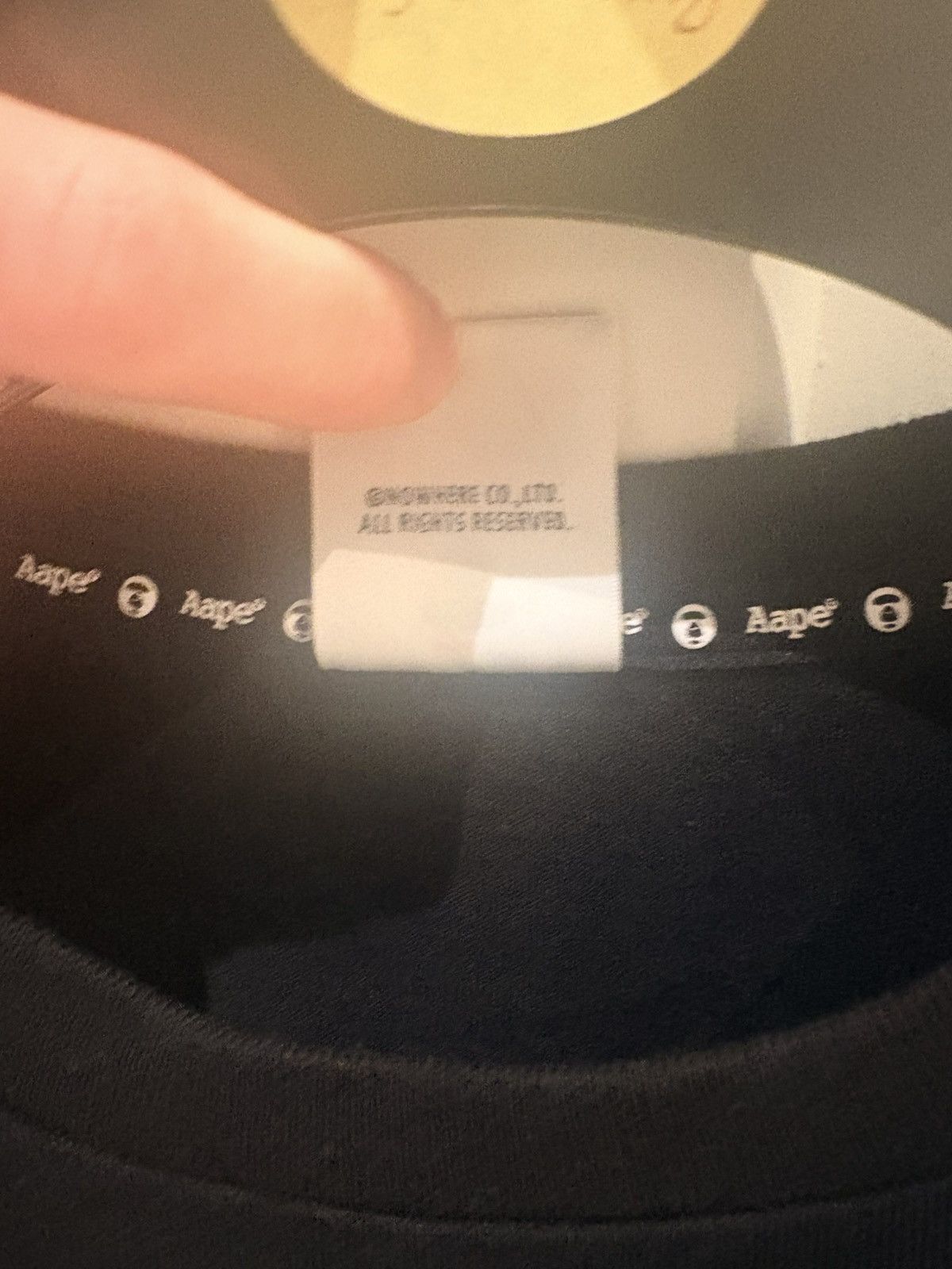 Aape Black & Camo Aape Tee Size US M / EU 48-50 / 2 - 3 Thumbnail