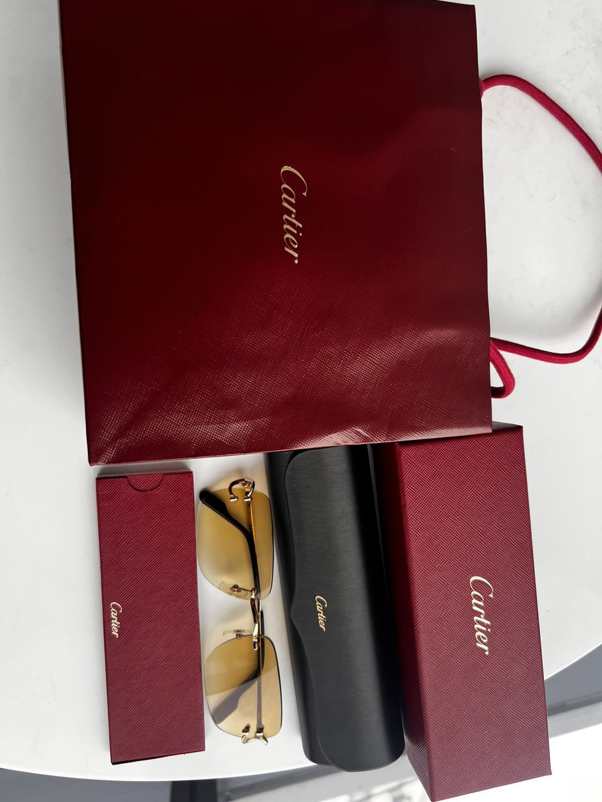 Cartier Cartier Gold C de Cartier CT0330S Sunglasses Size ONE SIZE - 2 Thumbnail