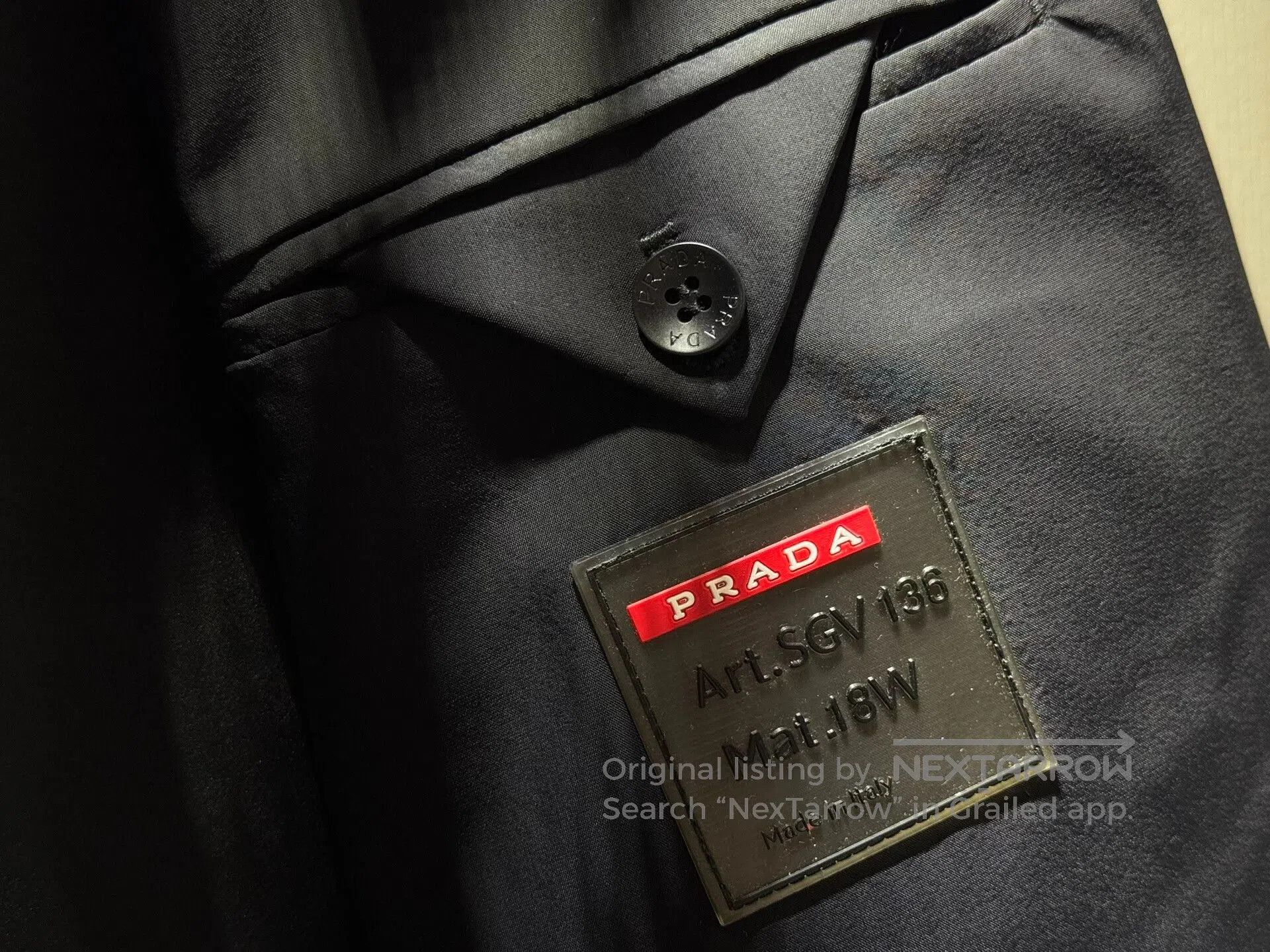 Prada Prada Men's Lightweight Fiber Blazer. Size US XL / EU 56 / 4 - 5 Thumbnail