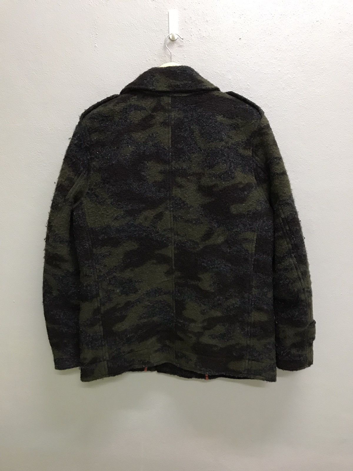 Japanese Brand × Vintage VINTAGE 291295 HOMME CAMO STYLE WOOL COAT JACKET Size US M / EU 48-50 / 2 - 5 Thumbnail