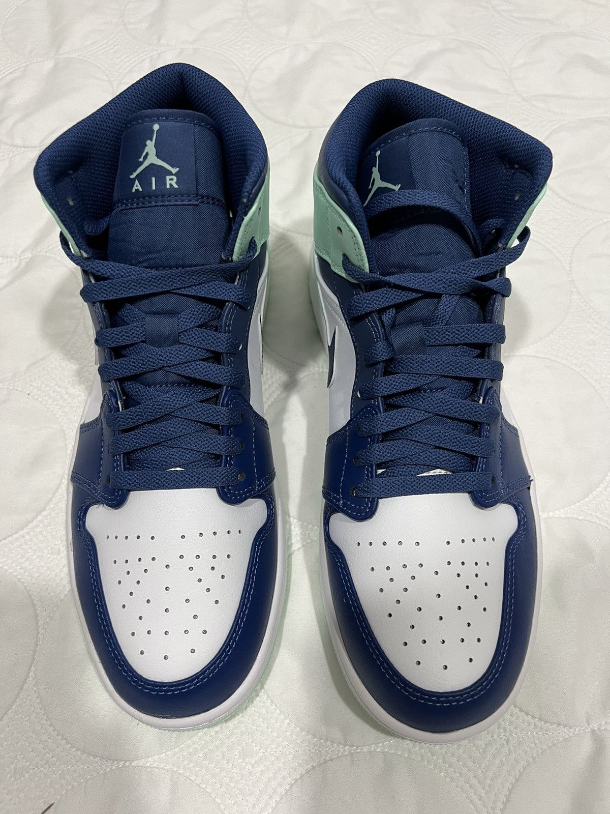 Jordan Brand Jordan 1 Mid Mystic Navy Mint Foam Size US 9.5 / EU 42-43 - 7 Thumbnail