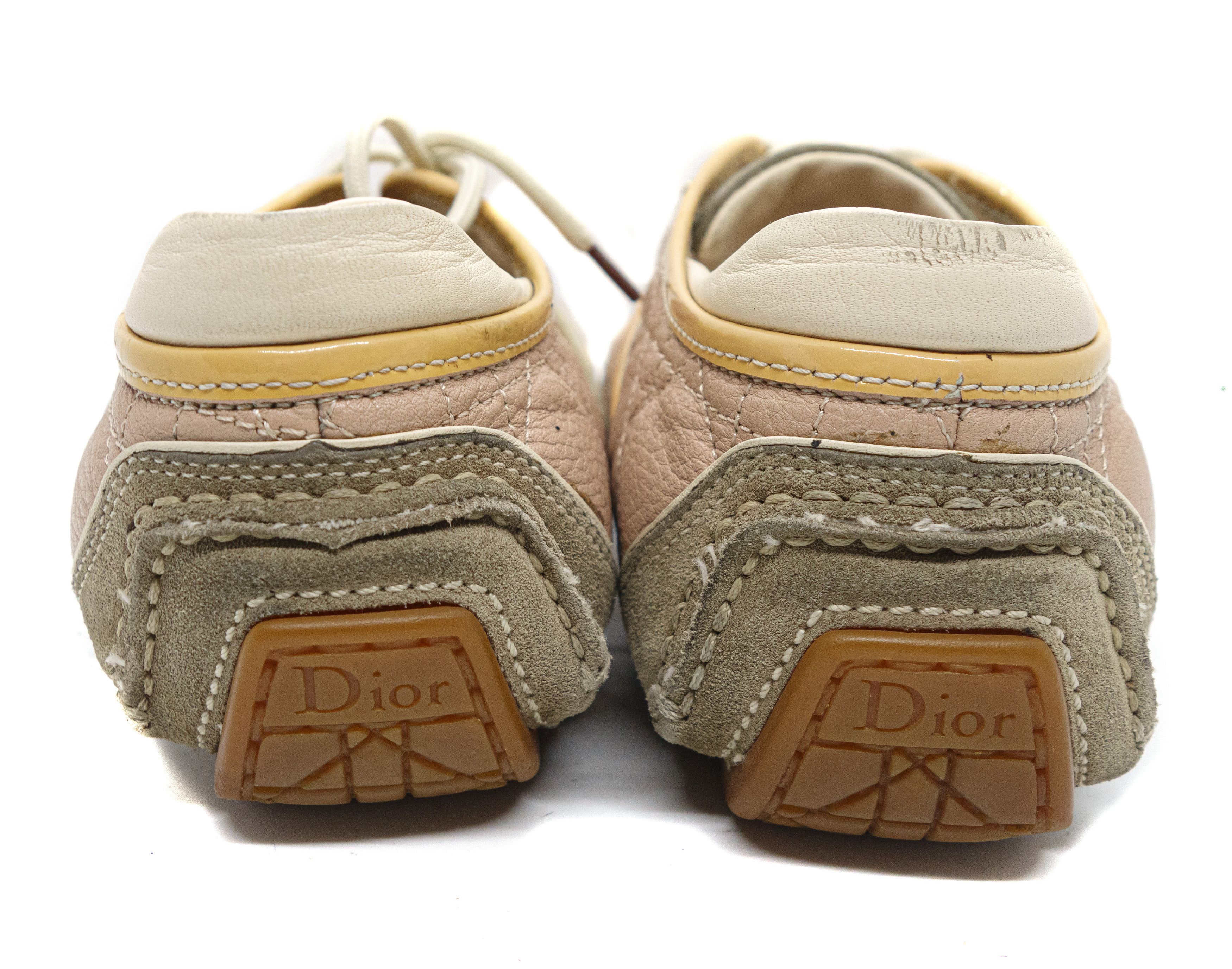 Dior 00S John Galliano Era Low Y2K Logo Sneakers Vintage Size US 7.5 / IT 37.5 - 3 Thumbnail