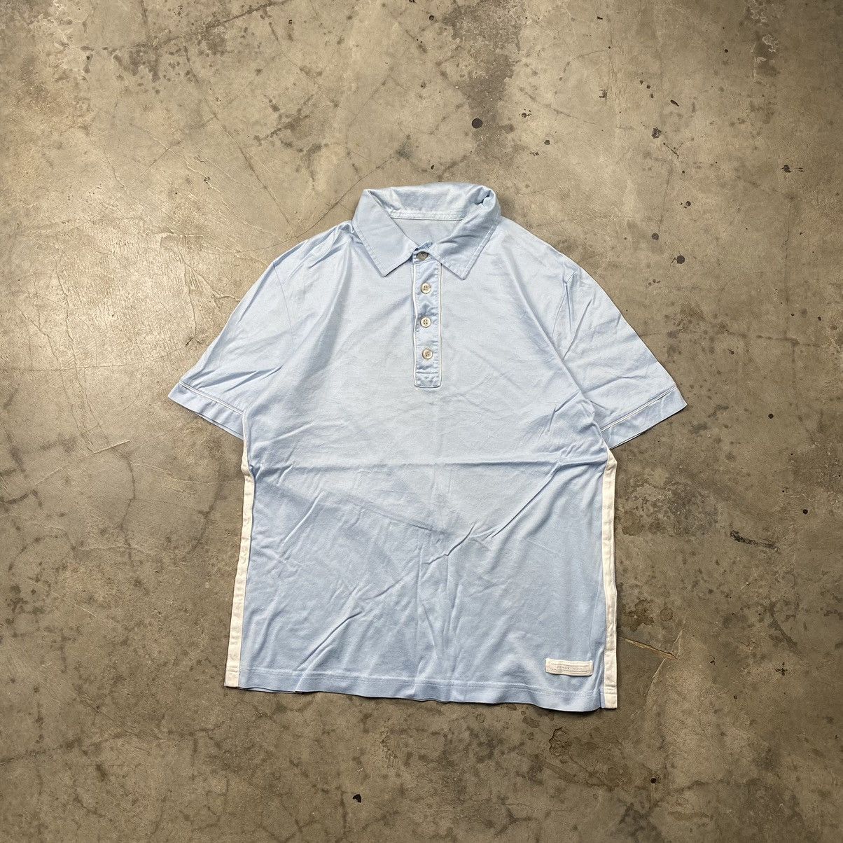 Designer × Prada Prada Cotton Satin Stretch Polos Size M / US 6-8 / IT 42-44 - 1 Thumbnail
