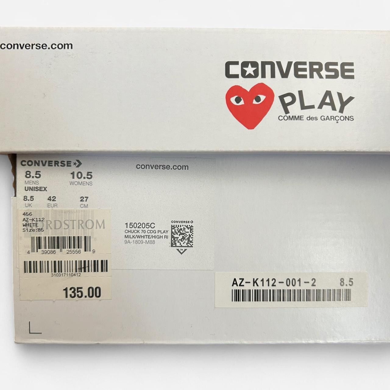 Comme des Garcons PLAY × Converse CDG Play x Converse Chuck 70 Size US 8.5 / EU 41-42 - 6 Thumbnail