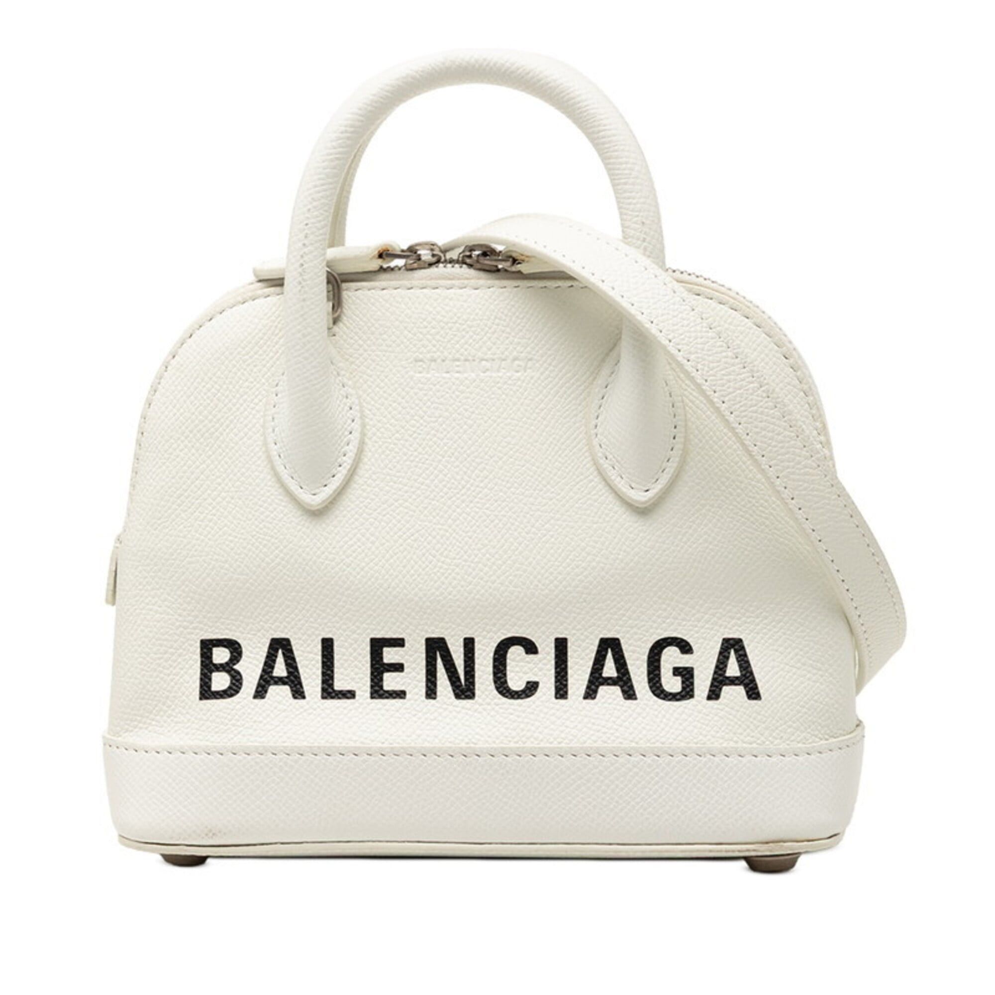 Balenciaga Balenciaga Ville Top Handle XXS Handbag Shoulder Bag 2WAY 550646 White Leather Women's BALENCIAGA Size ONE SIZE - 1 Thumbnail