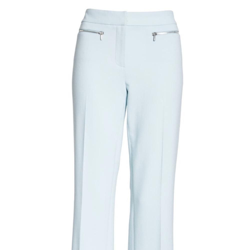 REVOLVE Lewit l Light Blue Wool Zipper Detail Pants Size 2 Size 26" / US 2 / IT 38 - 1 Thumbnail