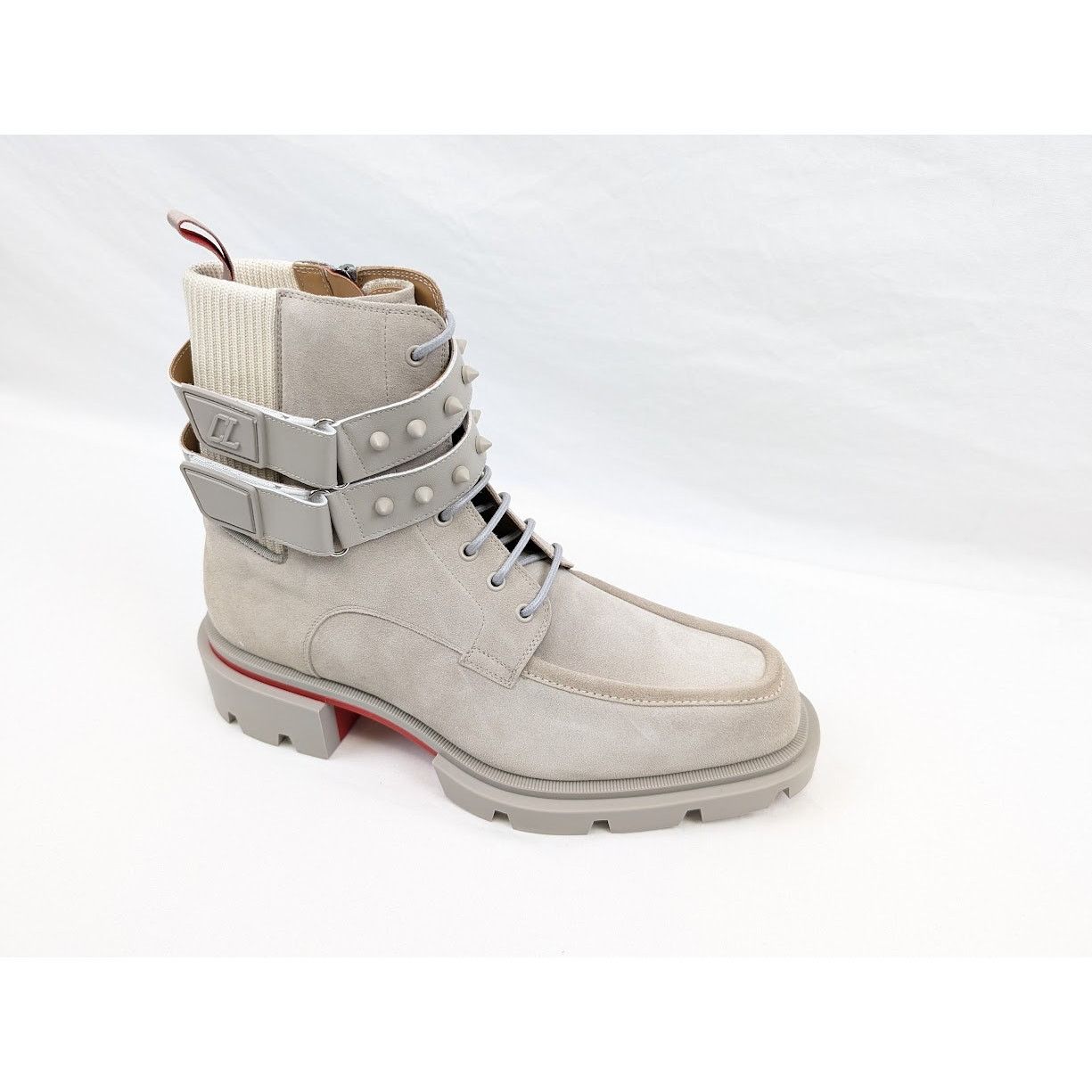Christian Louboutin o1rshd1 Calf Our Fight Flat Boots in Goose Size US 10 / EU 43 - 2 Thumbnail