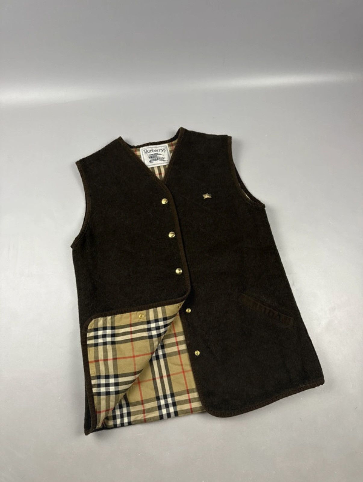 Burberry Burberry veste brown vintage novacheck Size US S / EU 44-46 / 1 - 1 Thumbnail