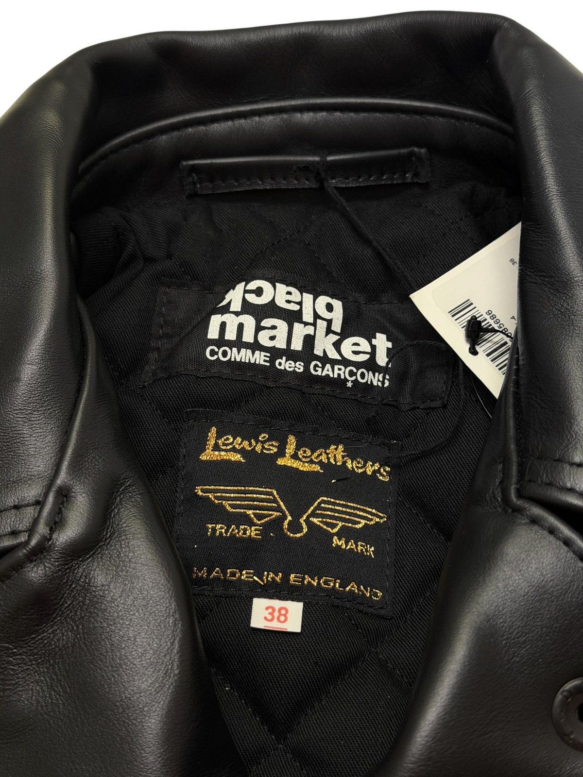 Lewis Leathers Comme Des Garcons Black Market Horse Leather Jacket Size US S / EU 44-46 / 1 - 6 Thumbnail