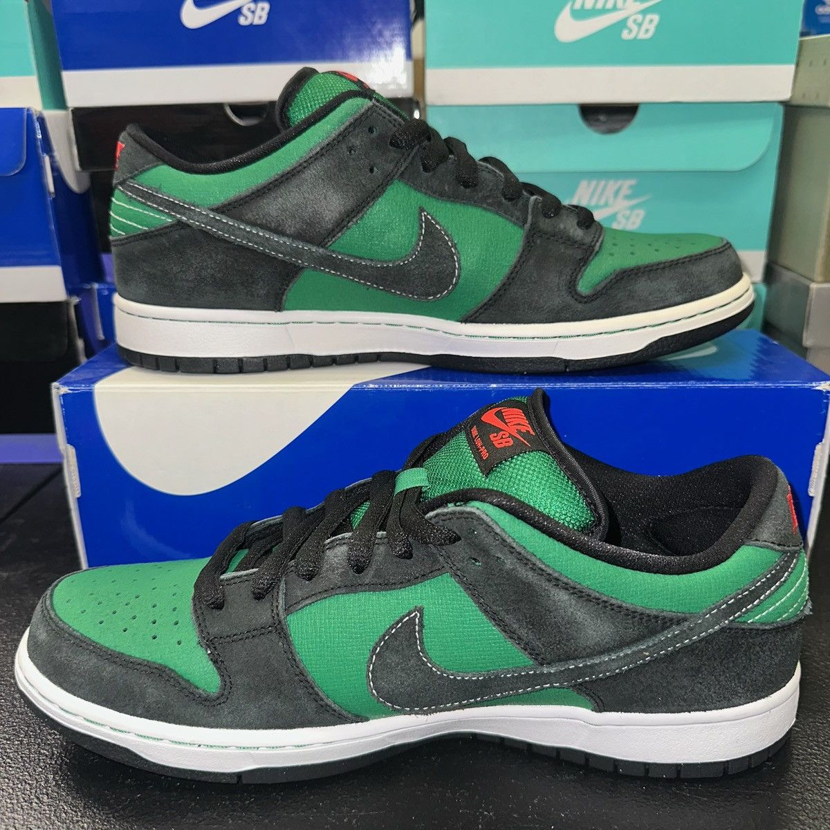 Nike Size 11 - Nike Dunk Premium Sb Low Green - 313170-306 Size US 11 / EU 44 - 2 Thumbnail