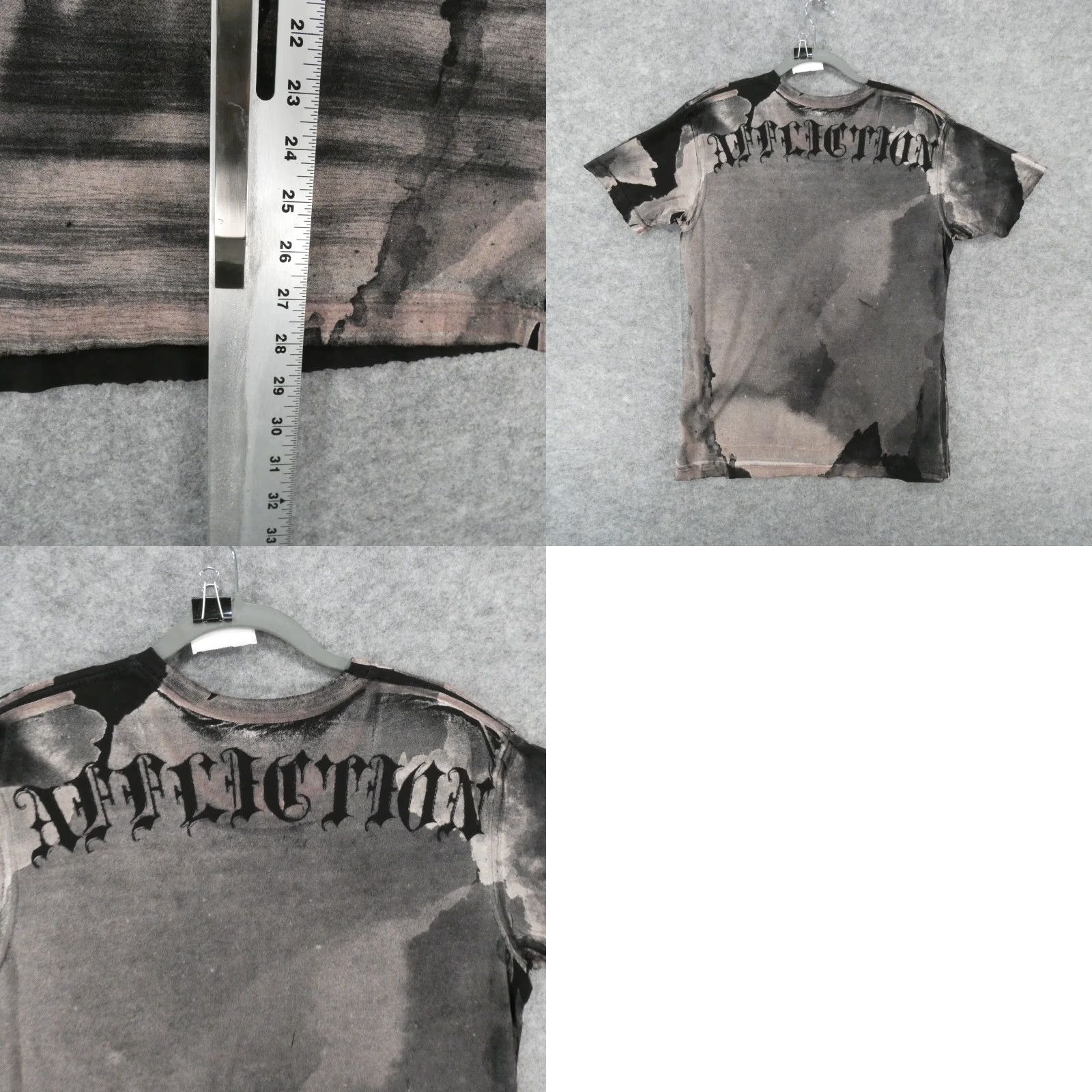 Affliction Affliction Shirt Men L Black Grunge Skull Puppets God Devil Armageddon Size US L / EU 52-54 / 3 - 9 Thumbnail