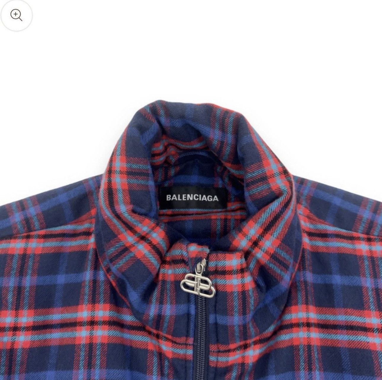 Balenciaga Oversized Cocoon Padded Flannel Jacket Size US M / EU 48-50 / 2 - 5 Thumbnail