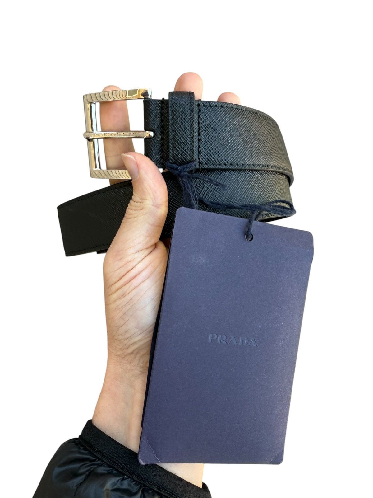 Prada Prada saffiano leather belt Size ONE SIZE - 2 Thumbnail