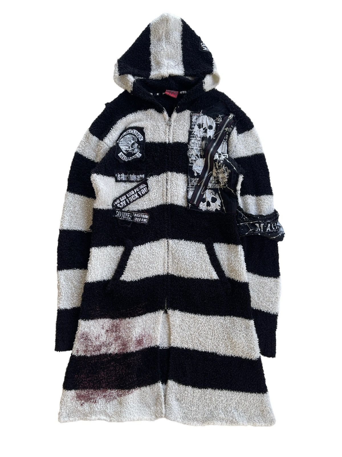 image of If Six Was Nine x Seditionaries Goth Emo Mad Punk Seditionaries Jacket in Black/White, Women's (Siz