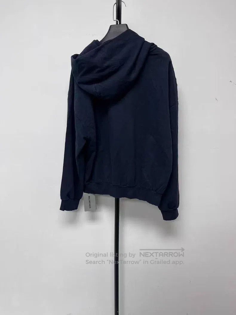 Balenciaga Balenciaga Letter Pattern Printed Zip Hooded Long Sleeve S Size US S / EU 44-46 / 1 - 2 Thumbnail