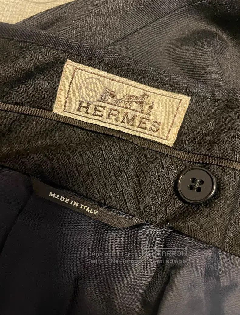 Hermes Hermes Wool casual trousers Size 48R - 2 Thumbnail