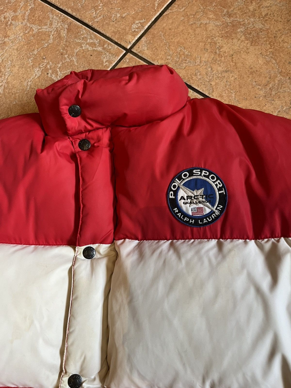 Polo Ralph Lauren Vintage Polo Sport Arctic Challenge Down Jacket Size US M / EU 48-50 / 2 - 2 Thumbnail