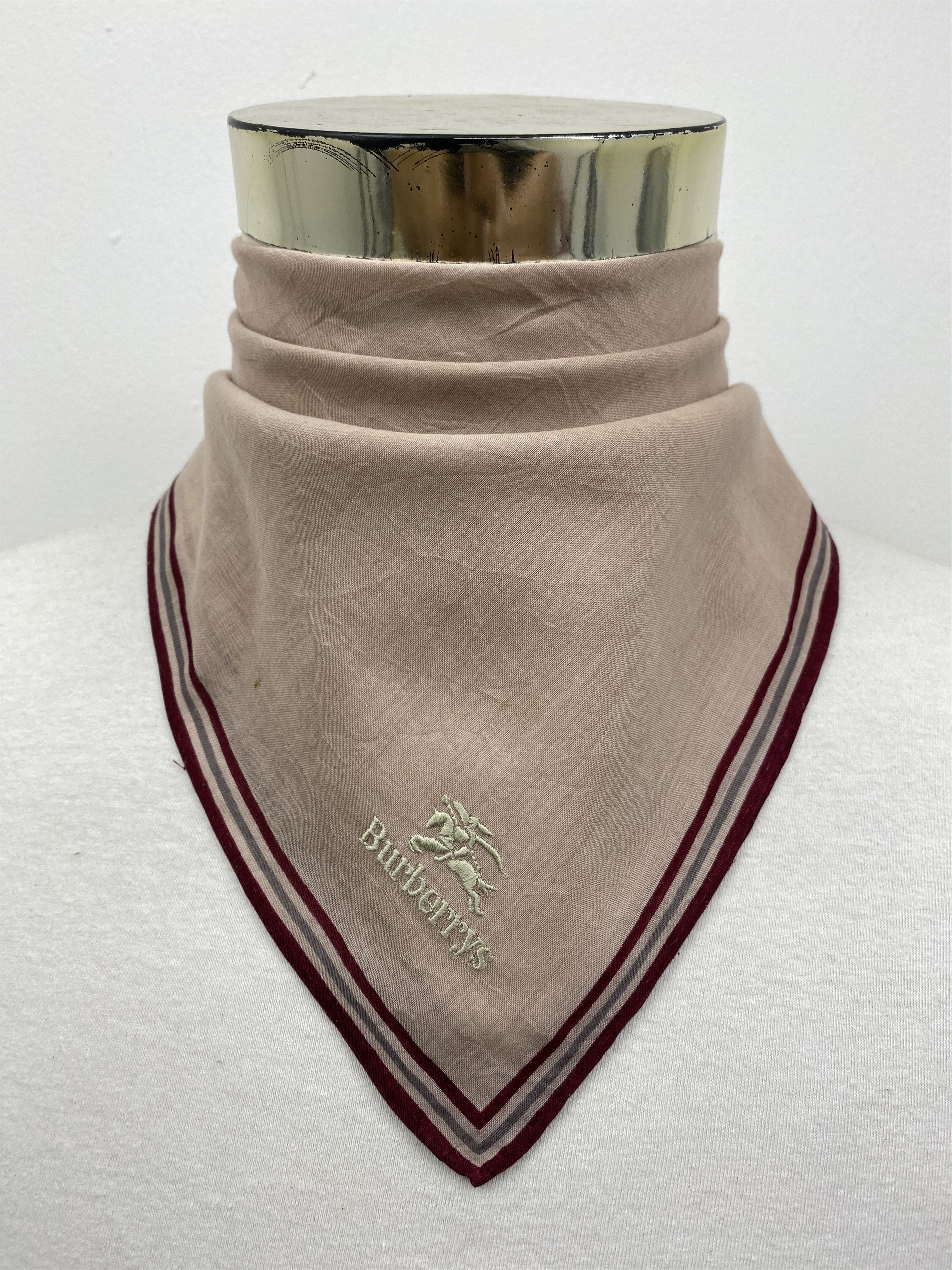 Burberry Burberrys Handkerchief / Bandana / Neckerchief HKC0267 Size ONE SIZE - 2 Thumbnail