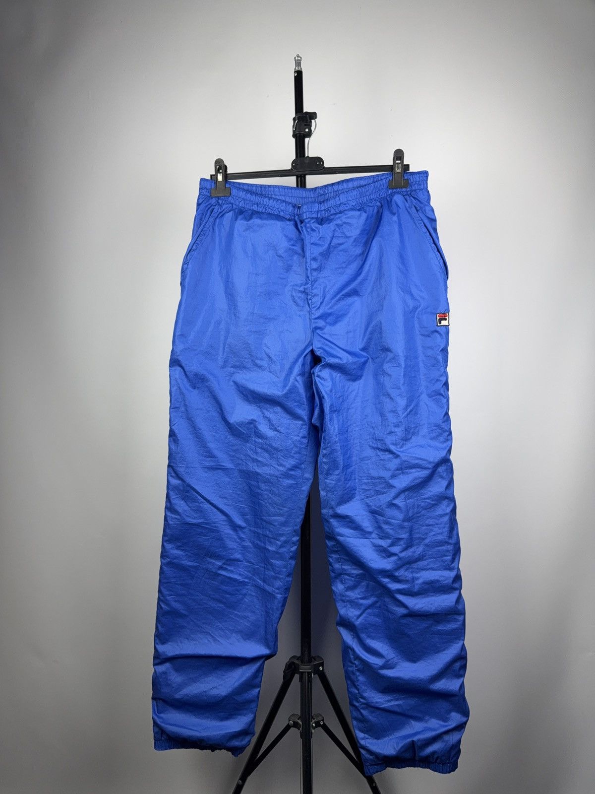 Fila × Vintage VTG 90s Fila Track Pants Medium Windbreaker Jogger Athletic Size US 34 / EU 50 - 1 Thumbnail