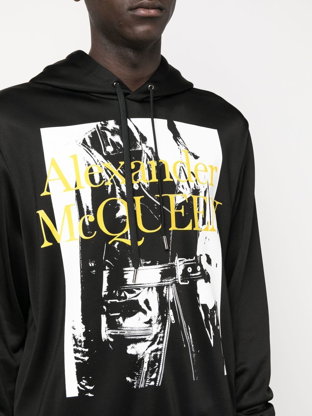 Alexander McQueen o1y1024 Hooded Sweatshirt In Black Size US S / EU 44-46 / 1 - 5 Thumbnail