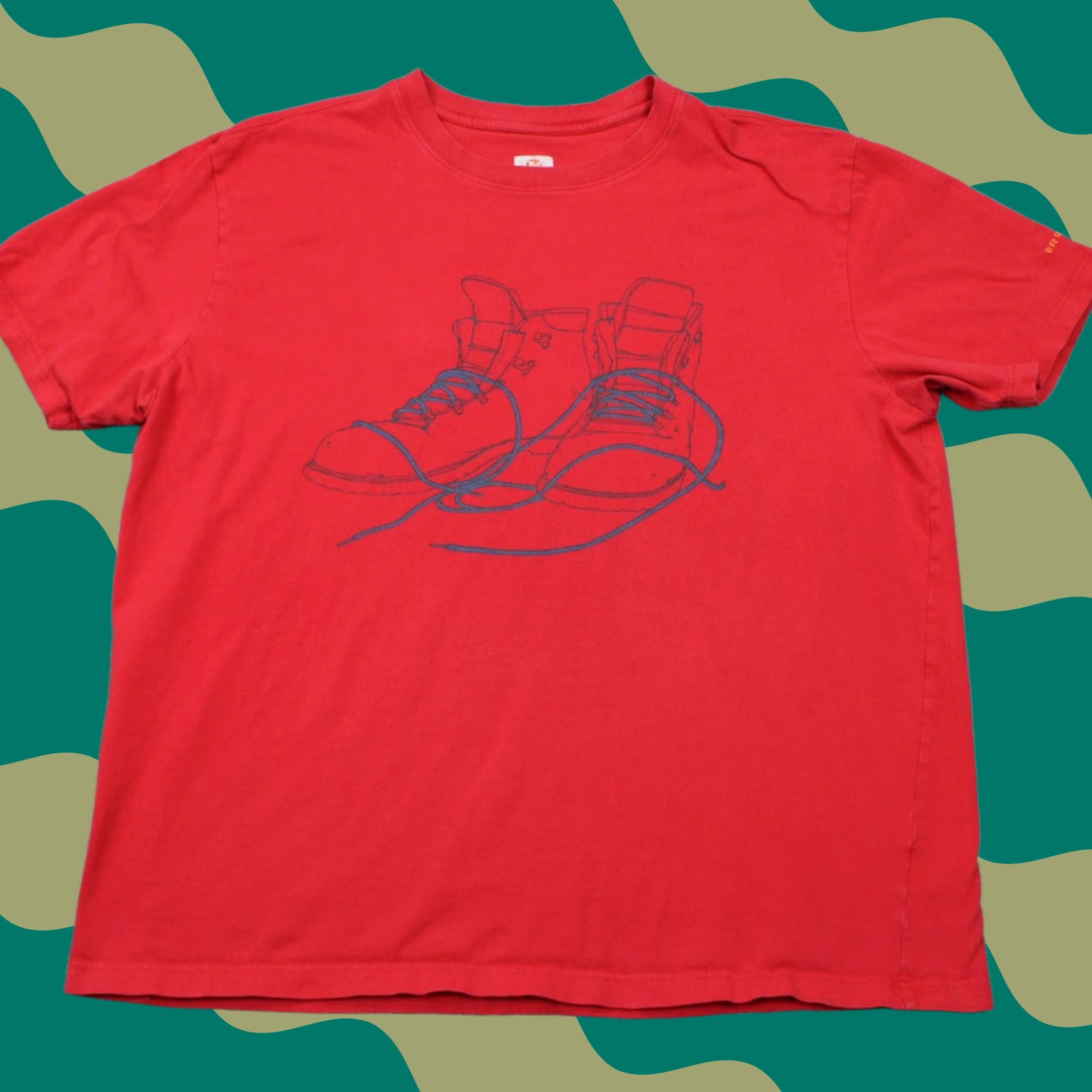 Merrell Merrell Shirt Mens 2XL Red Short Sleeve Cotton Pullover Crewneck Shirt Merrell 2XL Mens Red Cotton Short Sleeve T-Shirt Sportsman Vintage? No Size US XXL / EU 58 / 5 - 1 Thumbnail