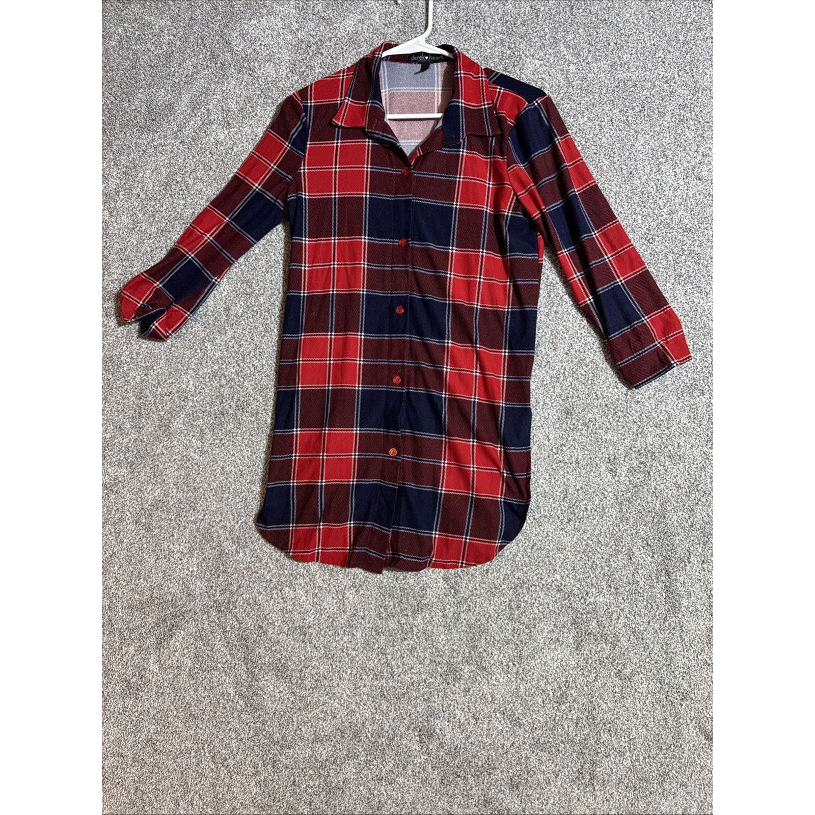 Other Plaid Tunic Top Womens M Grunge Punk Y2K Button Up Layering Size M / US 6-8 / IT 42-44 - 1 Thumbnail