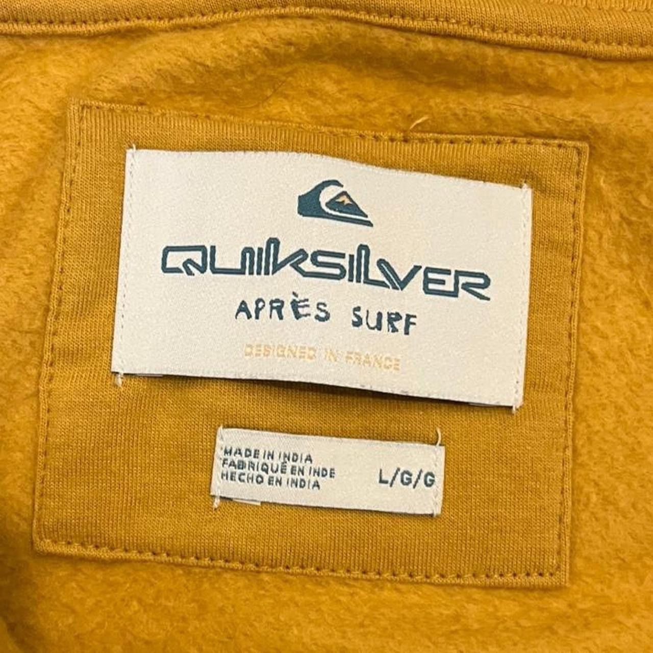 Quiksilver Quiksilver yellow quarter zip sweatshirt Size US L / EU 52-54 / 3 - 3 Thumbnail