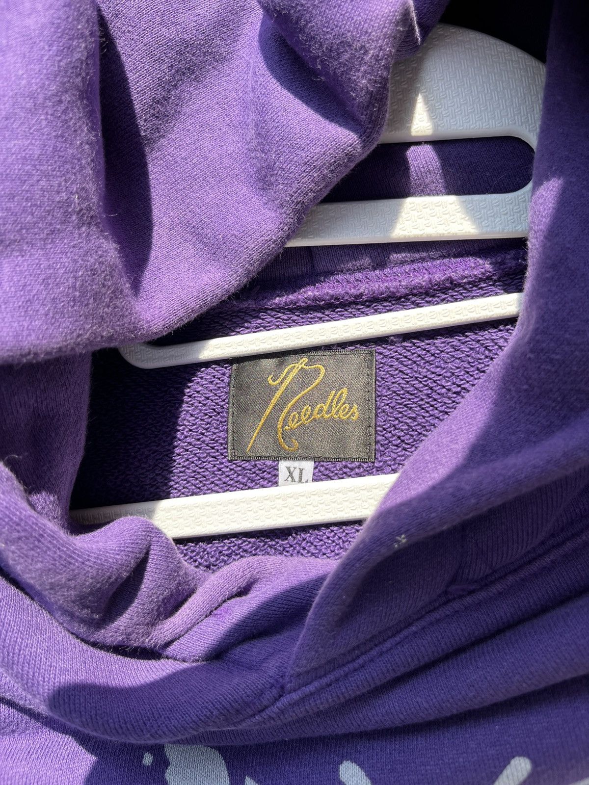 Needles Rare Needles Purple Butterfly Hoodie baggy style Size US XL / EU 56 / 4 - 3 Thumbnail