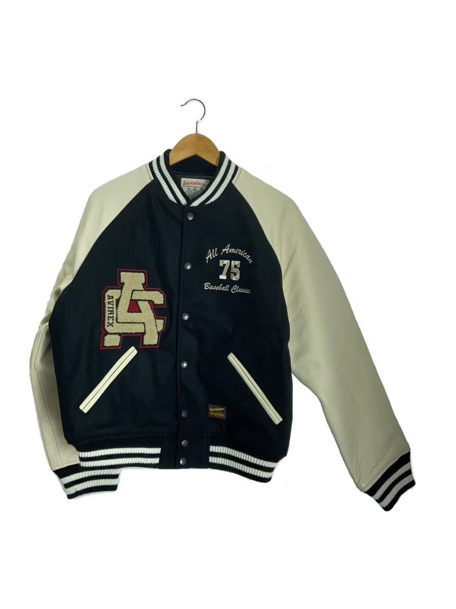 Avirex Avirex 2Tone Varsity Jkt All Stars Wool Stadium Jkt Black Size US M / EU 48-50 / 2 - 1 Thumbnail