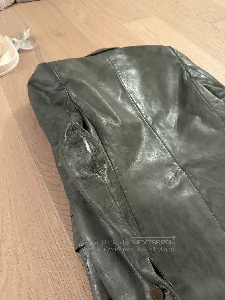 Carol Christian Poell Carol Christian Poell Titanium alloy long leather blazer Size US S / EU 44-46 / 1 - 5 Thumbnail