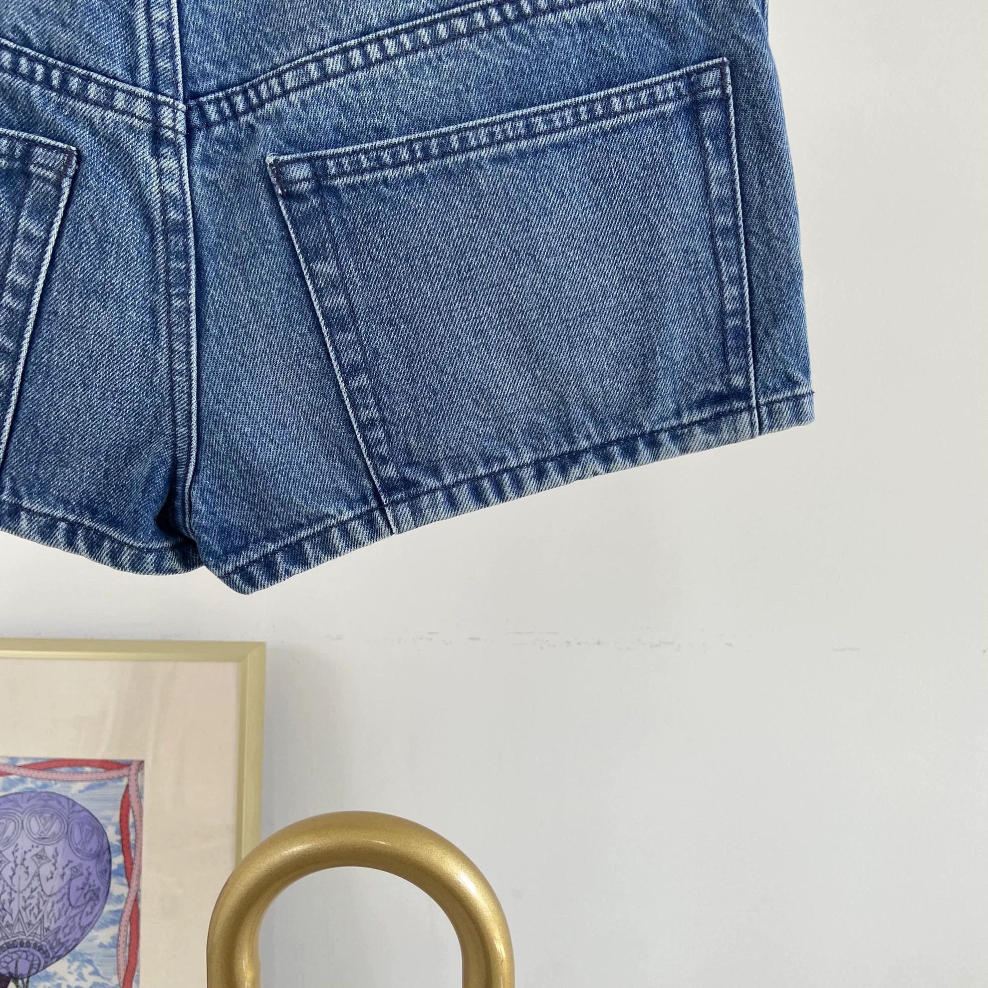 Alexander Wang Alexander Wang Women's Blue Denim Shorts 25 Size 25" / US 0 / IT 36 - 5 Thumbnail
