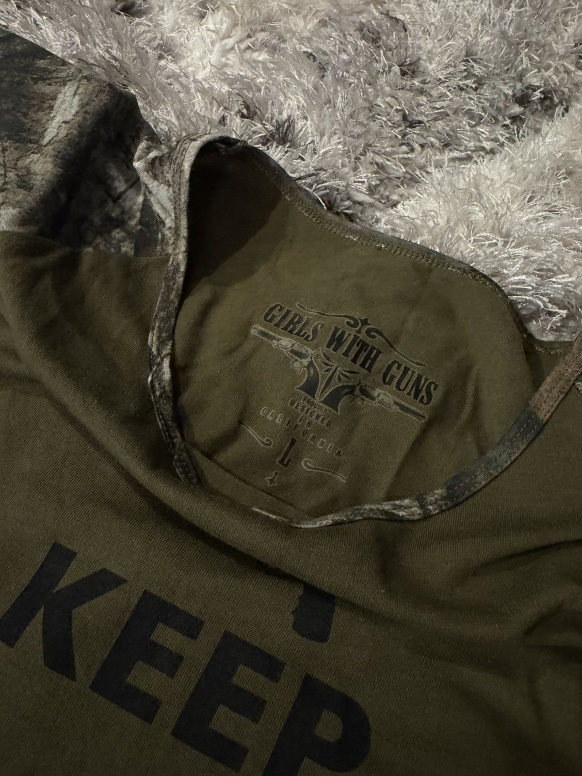 Other Girls with Guns slogan keep calm graphic tee Size L / US 10 / IT 46 - 4 Thumbnail