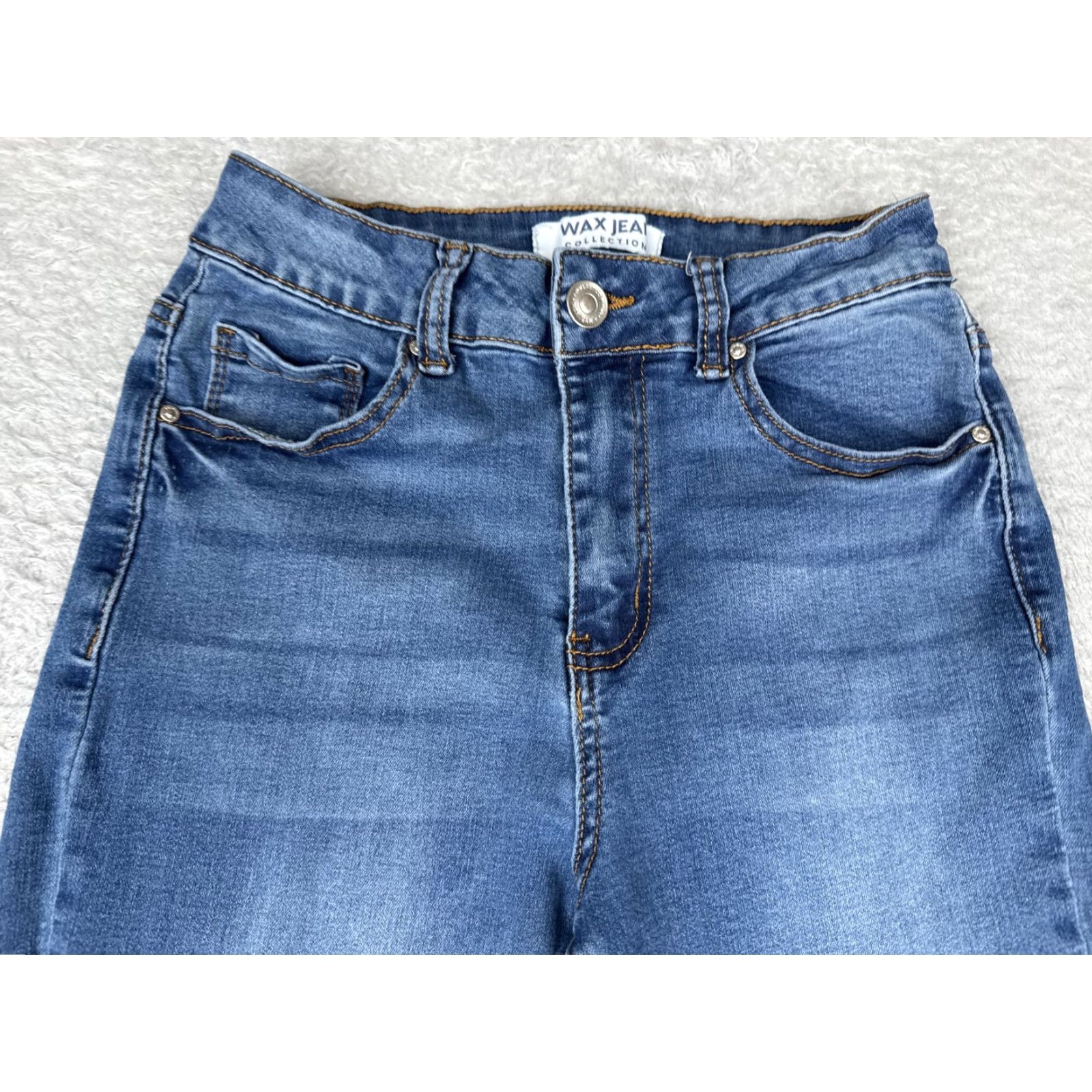 Vintage Wax Jean Collection Jeans Womens Bootcut Denim 3/26 Blue Medium Wash 22x30 Size 26" / US 2 / IT 38 - 4 Thumbnail