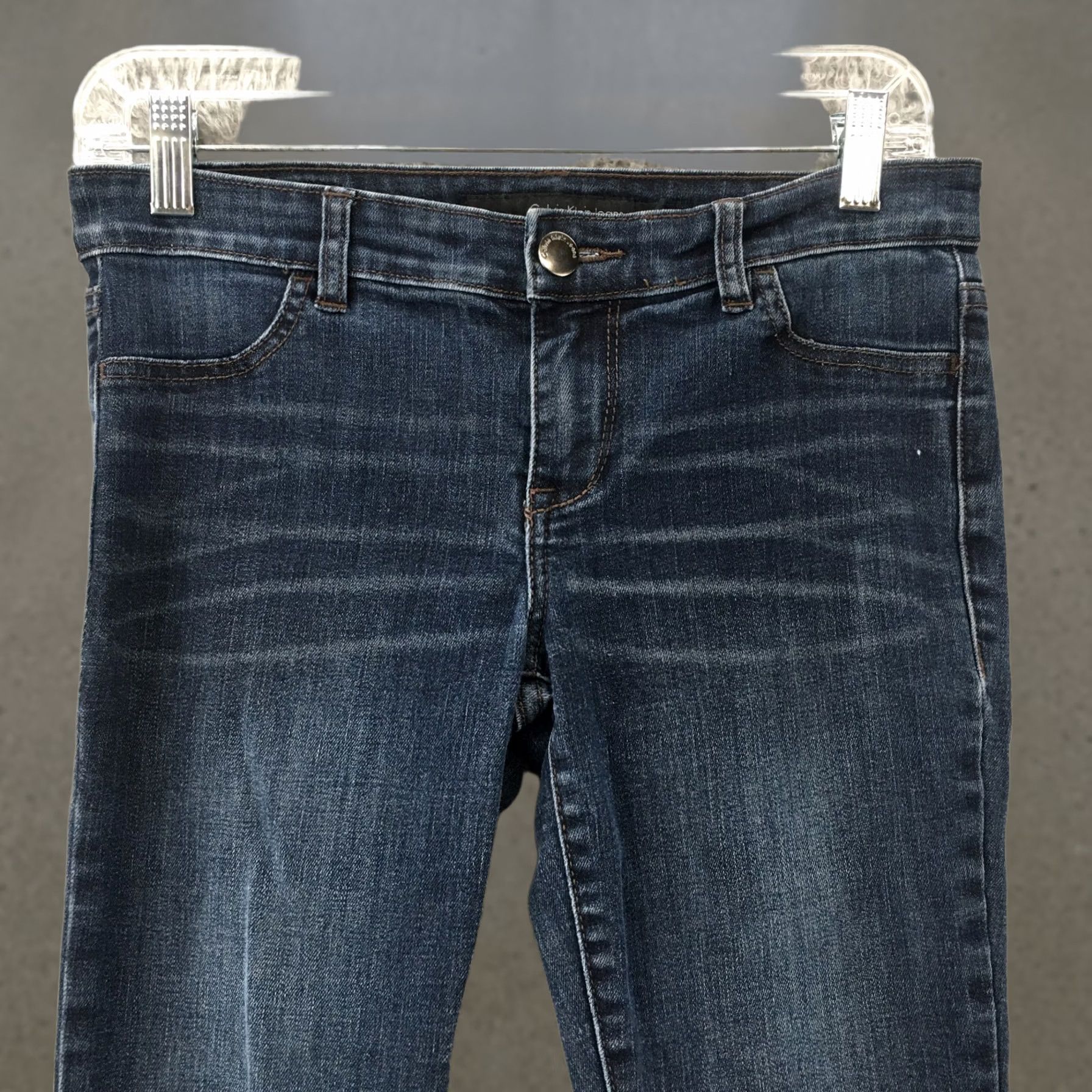 Calvin Klein Calvin Klein Legging Jeans Womens Blue Medium Wash Denim Jeans Jegging 30x27.5 4P Petite Womens Size 30" / US 8 / IT 44 - 1 Thumbnail