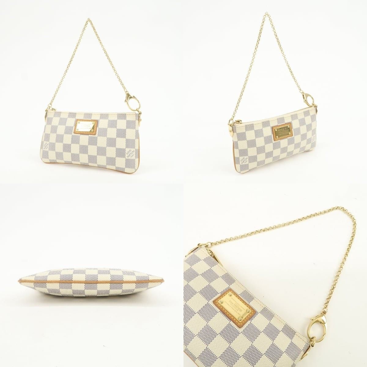 Louis Vuitton Louis Vuitton Damier Azur Pochette Milla MM Size ONE SIZE - 3 Thumbnail