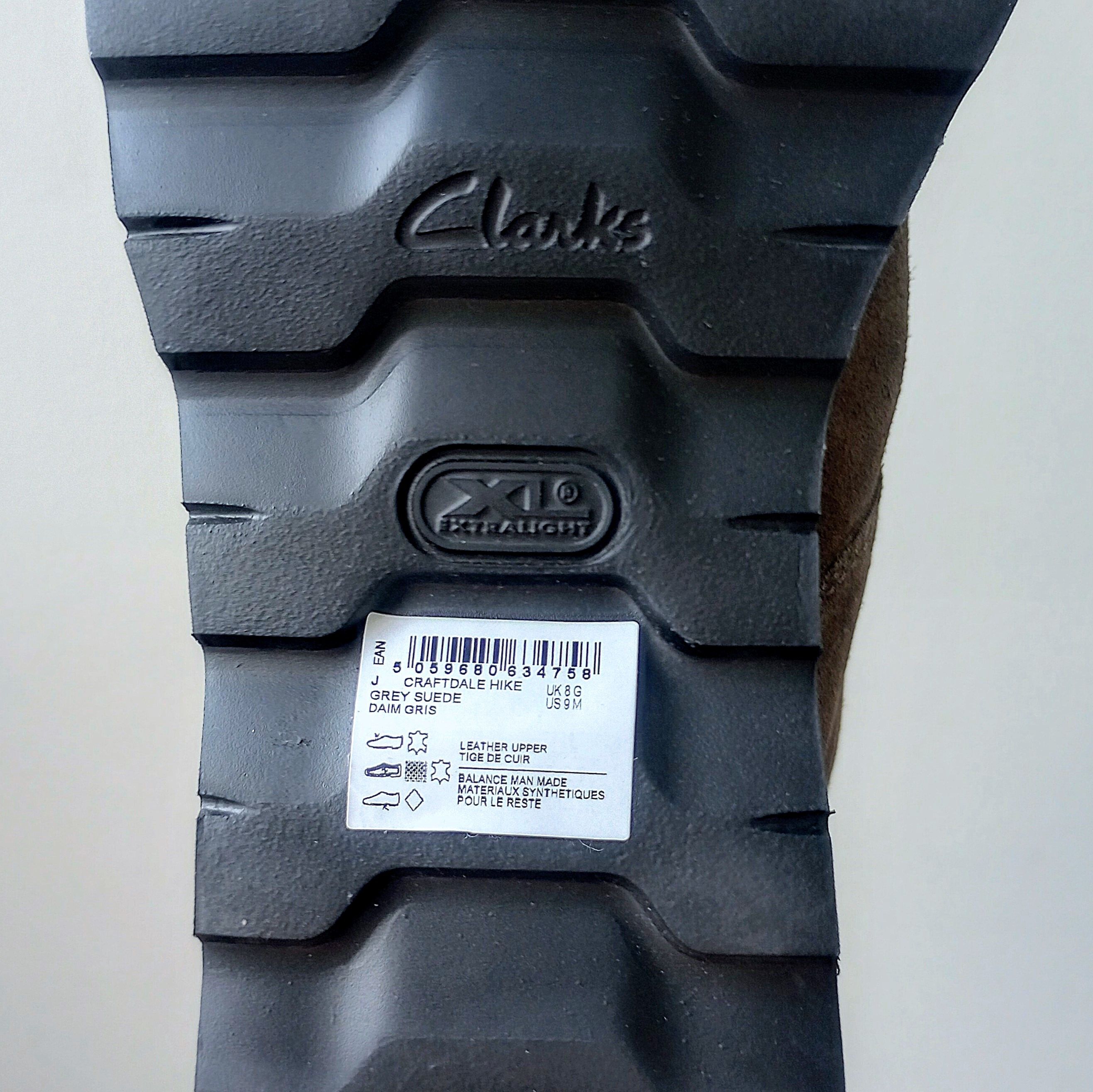 Clarks Clarks Men's Craftdale Hike Lightweight Boot in Gray Suede Size US 9 / EU 42 - 12 Thumbnail