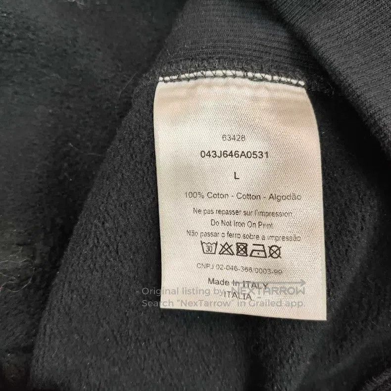Dior Dior Black fabric sweatshirt Size US L / EU 52-54 / 3 - 4 Thumbnail