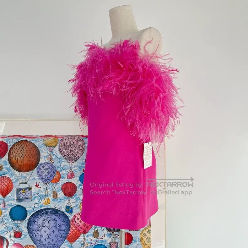 Valentino Valentino Feather bandeau dress Size M / US 6-8 / IT 42-44 - 4 Thumbnail