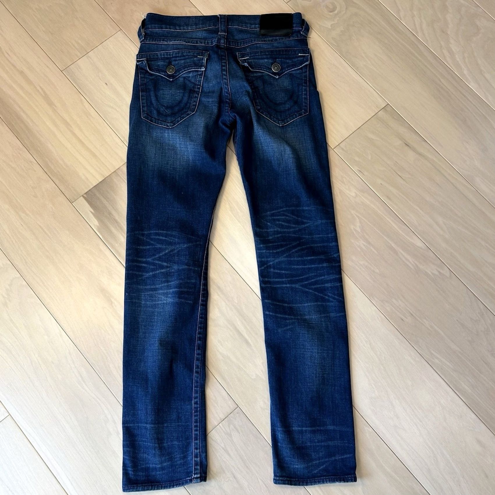 True Religion True Religion Geno Relaxed Slim Denim Blue Jean Men’s 30 Casual Straight 5-Pocket Pocket Stretch Size US 30 / EU 46 - 3 Thumbnail