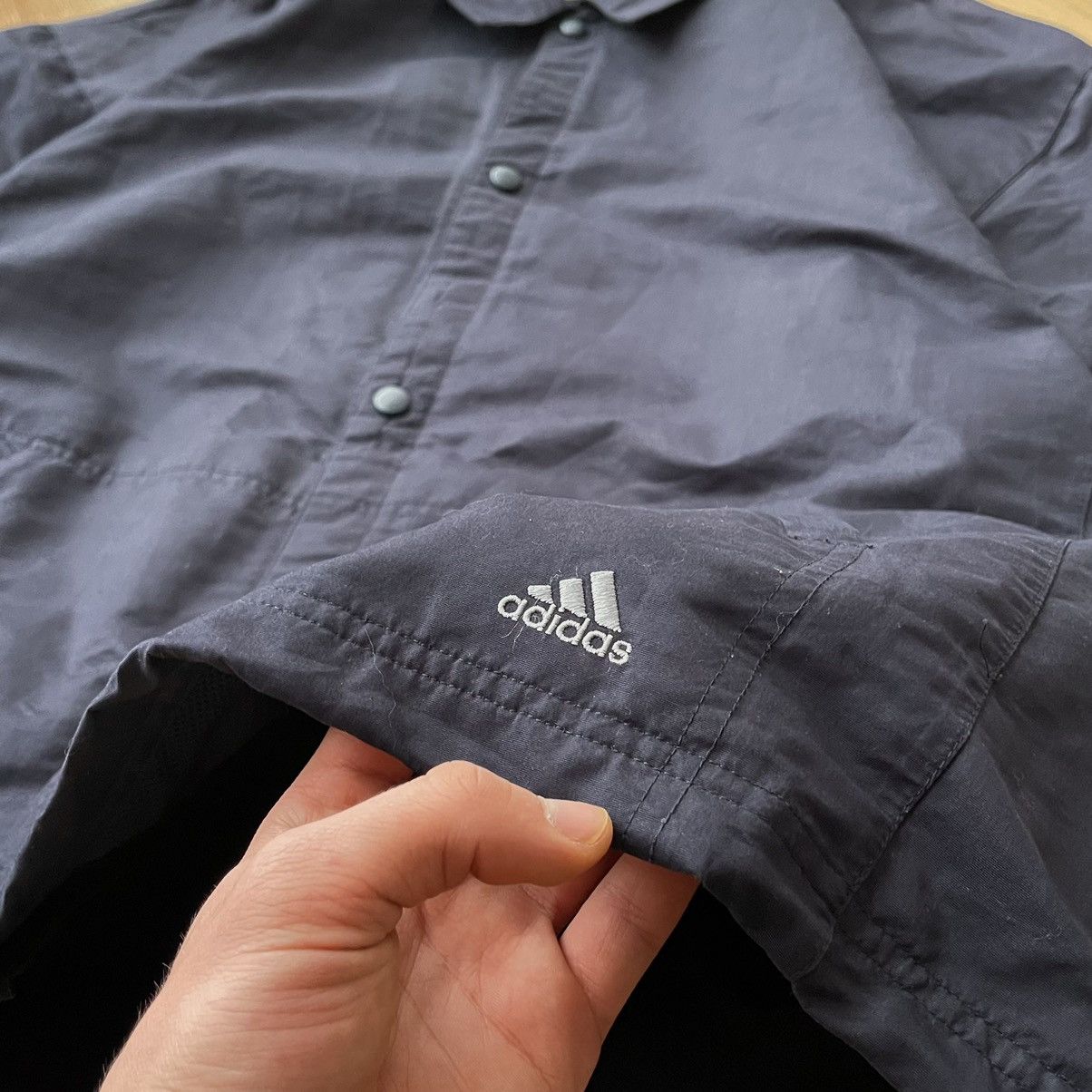 Adidas 90s Vintage Adidas Logo Oversized Coach Bomber Jacket Size US XL / EU 56 / 4 - 9 Thumbnail
