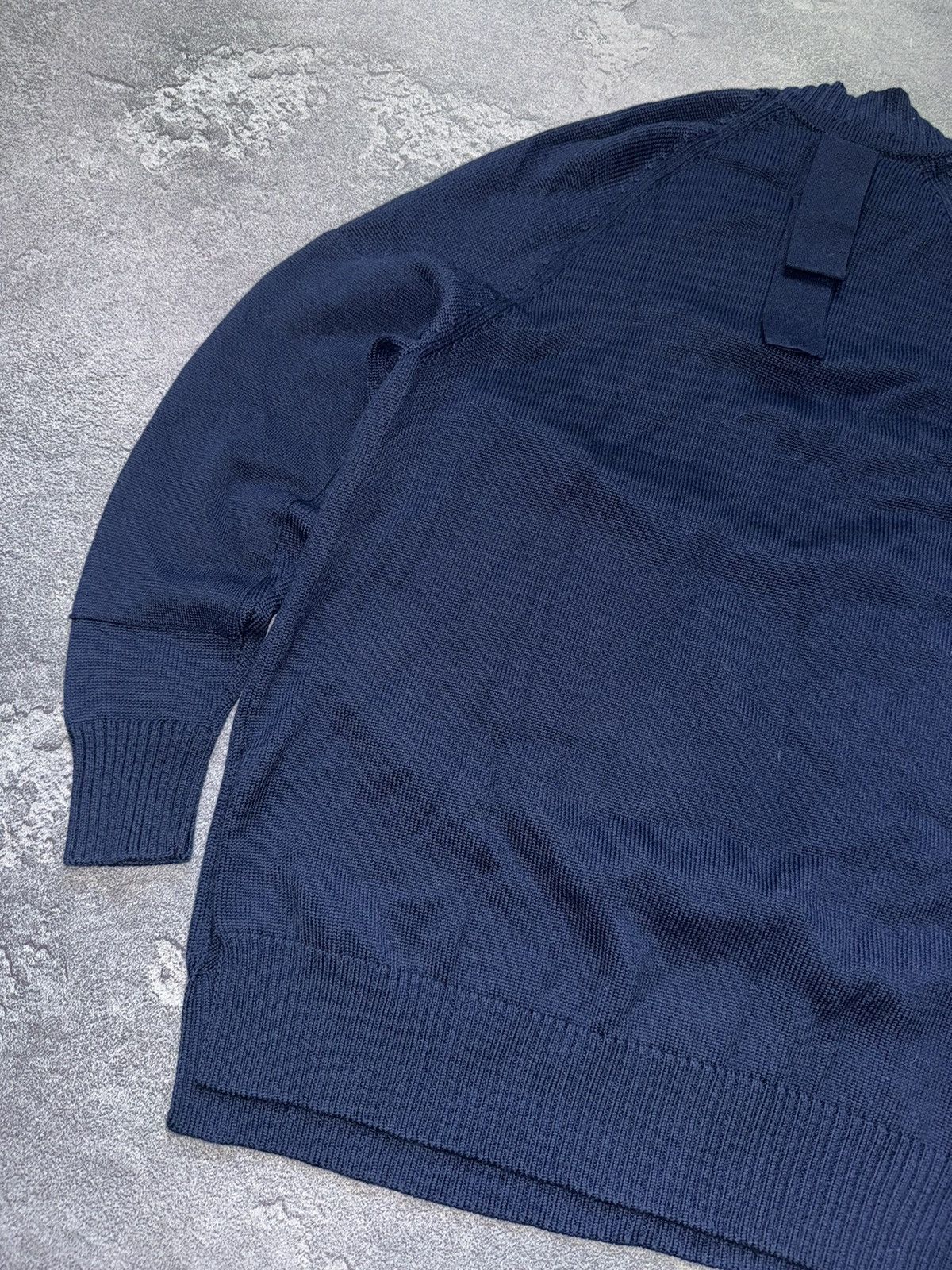 Designer × Jil Sander Jil sander navy S sweater dress knitwear relaxed jumper 00s Size S / US 4 / IT 40 - 16 Thumbnail