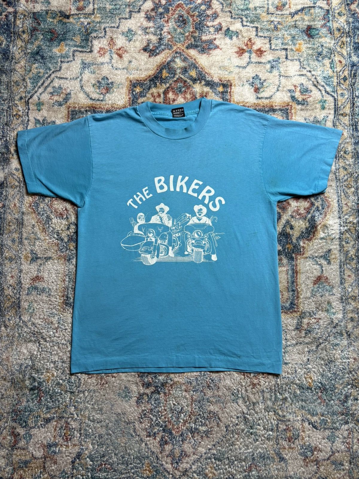 Vintage Vintage The Bikers Construction T-shirt Large Size US L / EU 52-54 / 3 - 1 Thumbnail