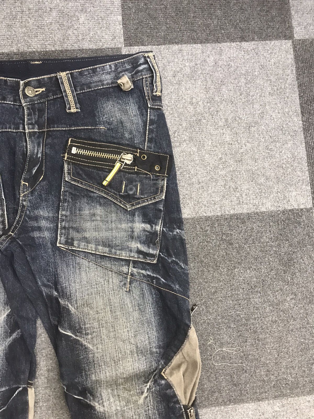 PPFM PPFM Very Rare Archival Skinny Jeans Cool Zipper F631 Size US 32 / EU 48 - 4 Thumbnail