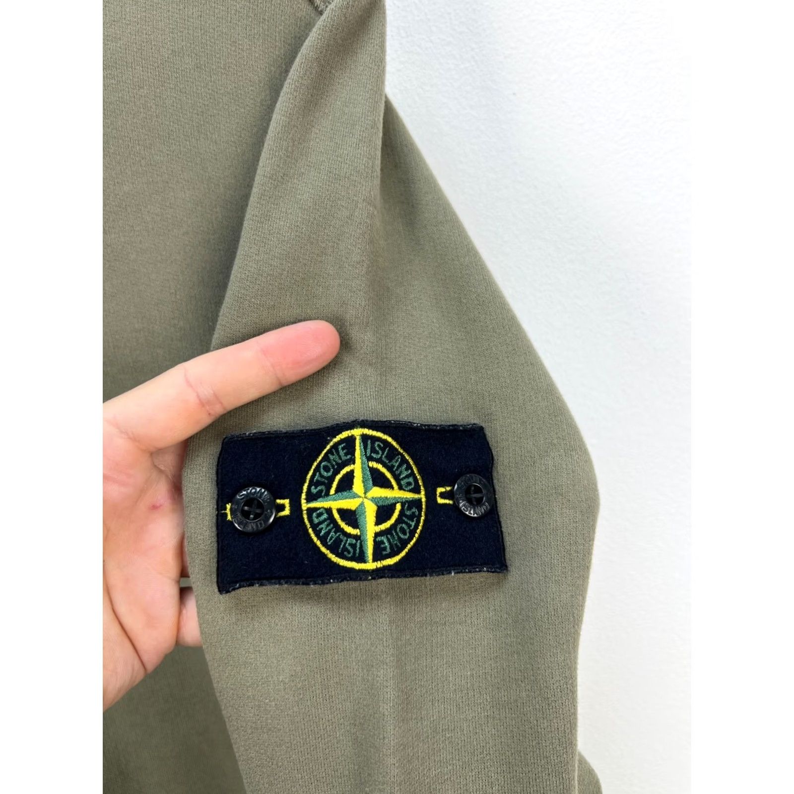Stone Island Stone Island Sweatshirt Khaki Mens Crewneck Pullover Casual Top Size S Logo Knit Long Sleeve Cotton Regular Fit Size US S / EU 44-46 / 1 - 4 Thumbnail