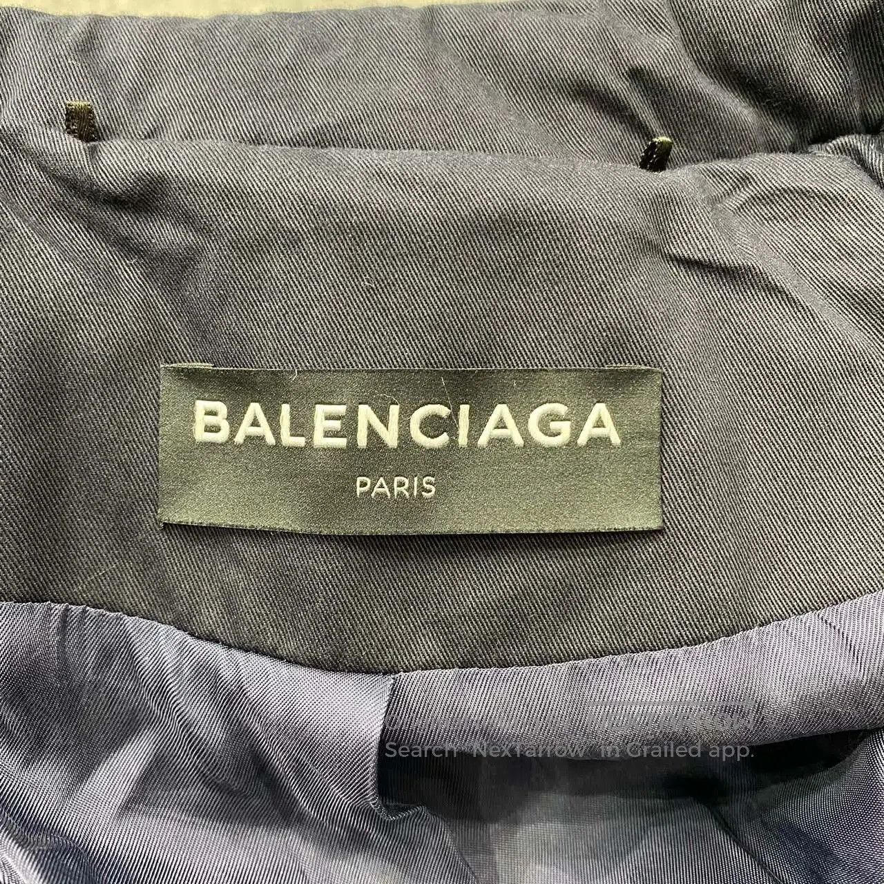 Balenciaga balenciaga blue cotton coat with belt. Size US L / EU 52-54 / 3 - 4 Thumbnail