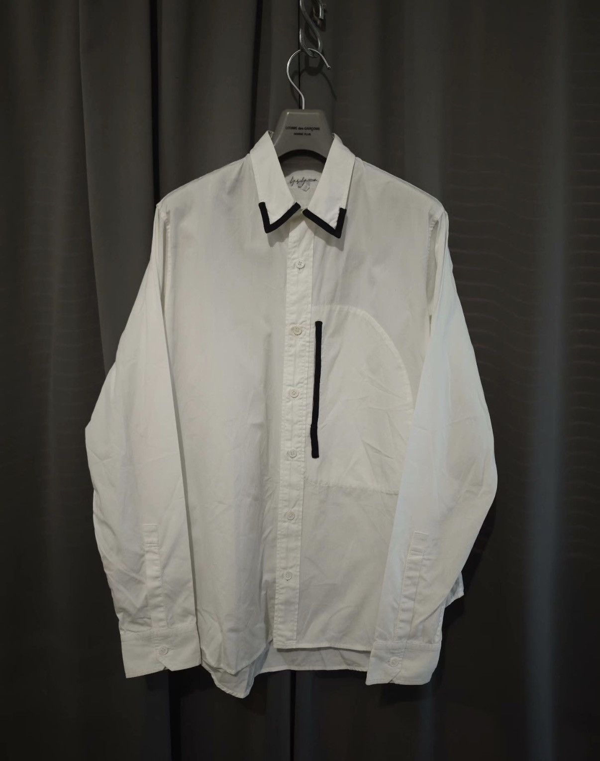 Yohji Yamamoto Yohji Yamamoto Panel Shirt Size US S / EU 44-46 / 1 - 1 Thumbnail
