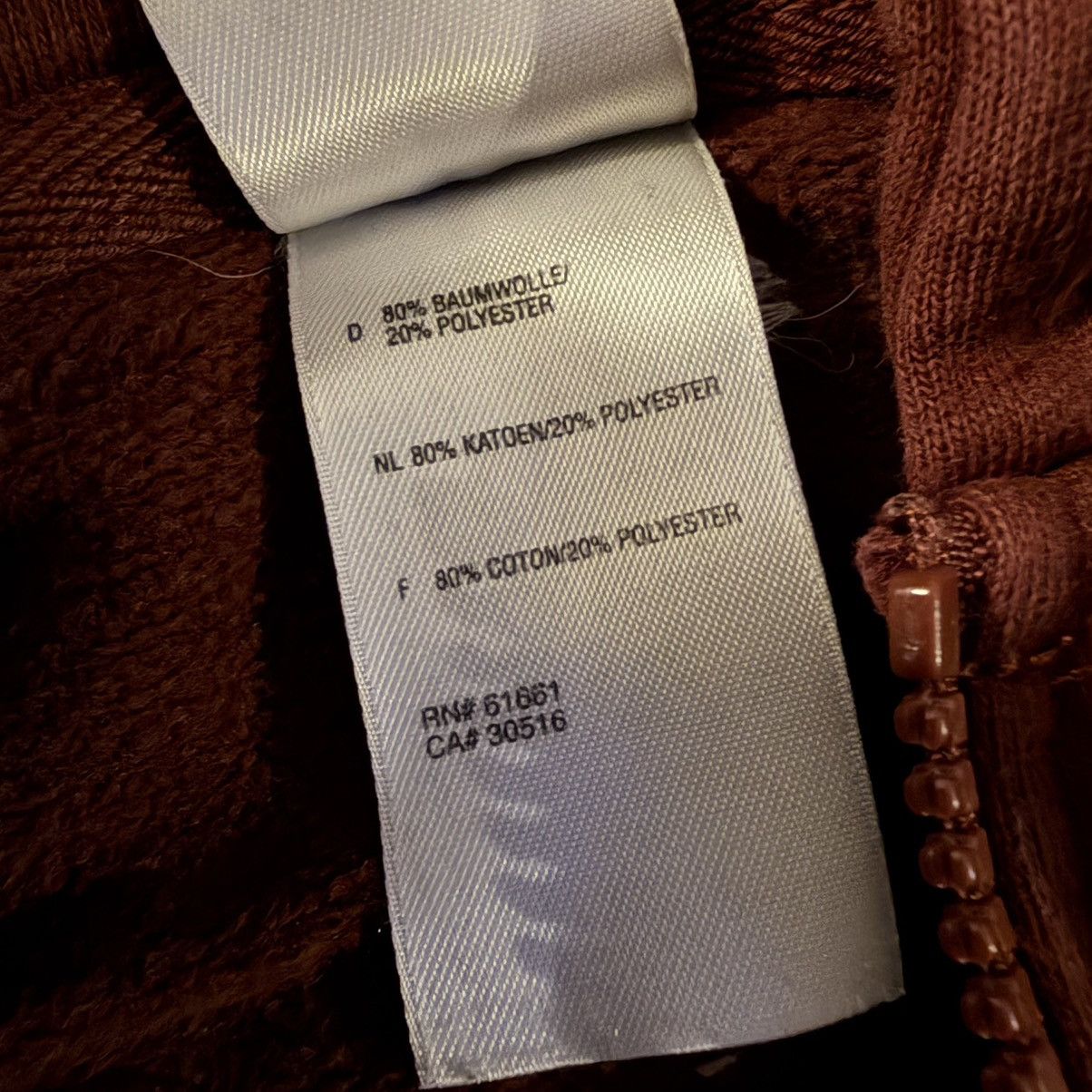 The North Face Vtg the North Face Full Zip Burgundy Red Hoodie Sweatshirt Size US L / EU 52-54 / 3 - 5 Thumbnail